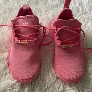 Adidas Vibrant Pink Athletic Shoes
